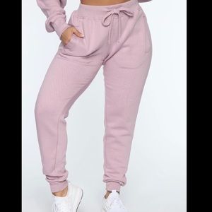 Lavender joggers